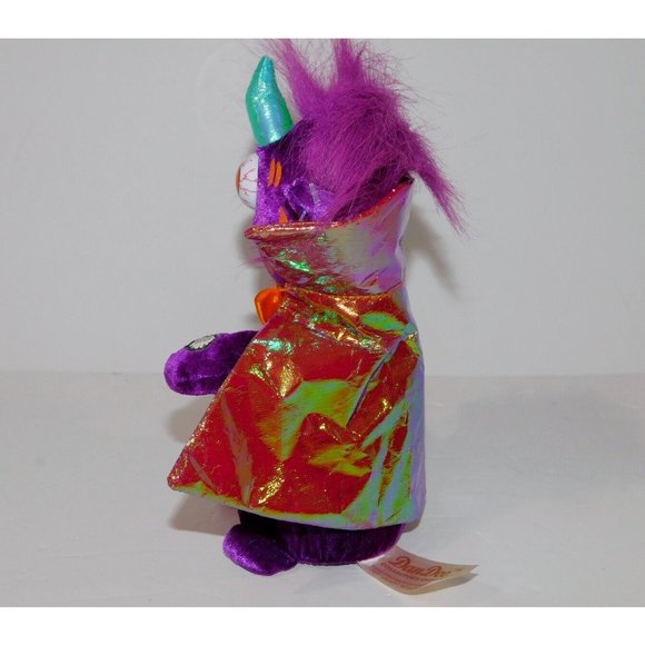Dandee One Eyed Horned Purple People Eater 8.5" plush dancing singing light up - Picture 4 of 6